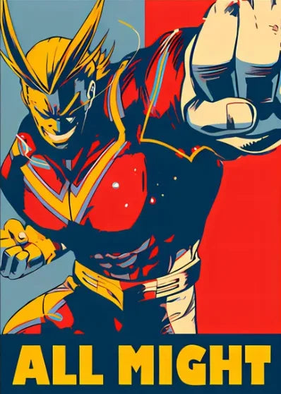 My Hero Academia Anime Retro Posters Room Decor
