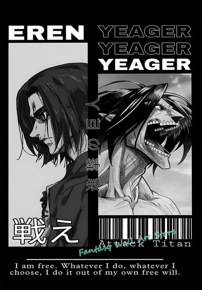 Attack on Titan Character Posters