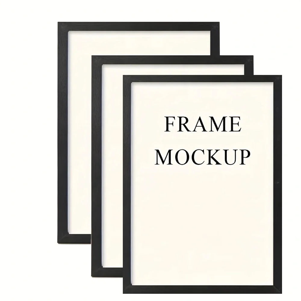 Vintage Wooden Wall Frame for Home, Kitchen, or Café Decor