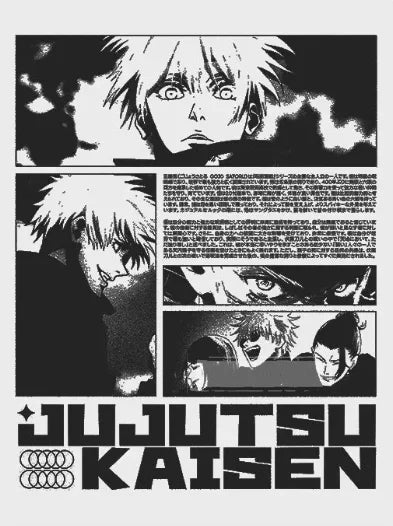 Retro Jujutsu Kaisen Posters