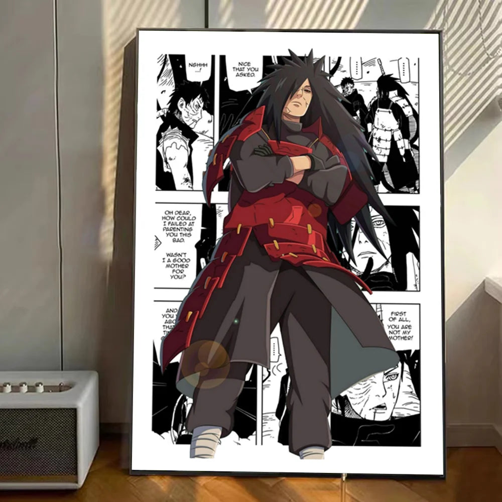 Japanese Naruto Anime Poster Stickers Art Wall