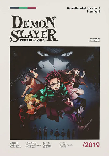 Minimalist Anime Card Poster