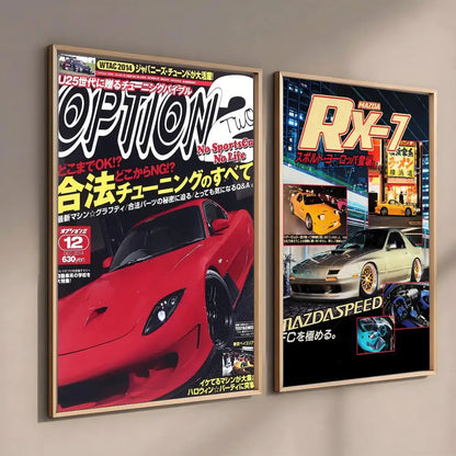 Retro GTR Magazine Posters