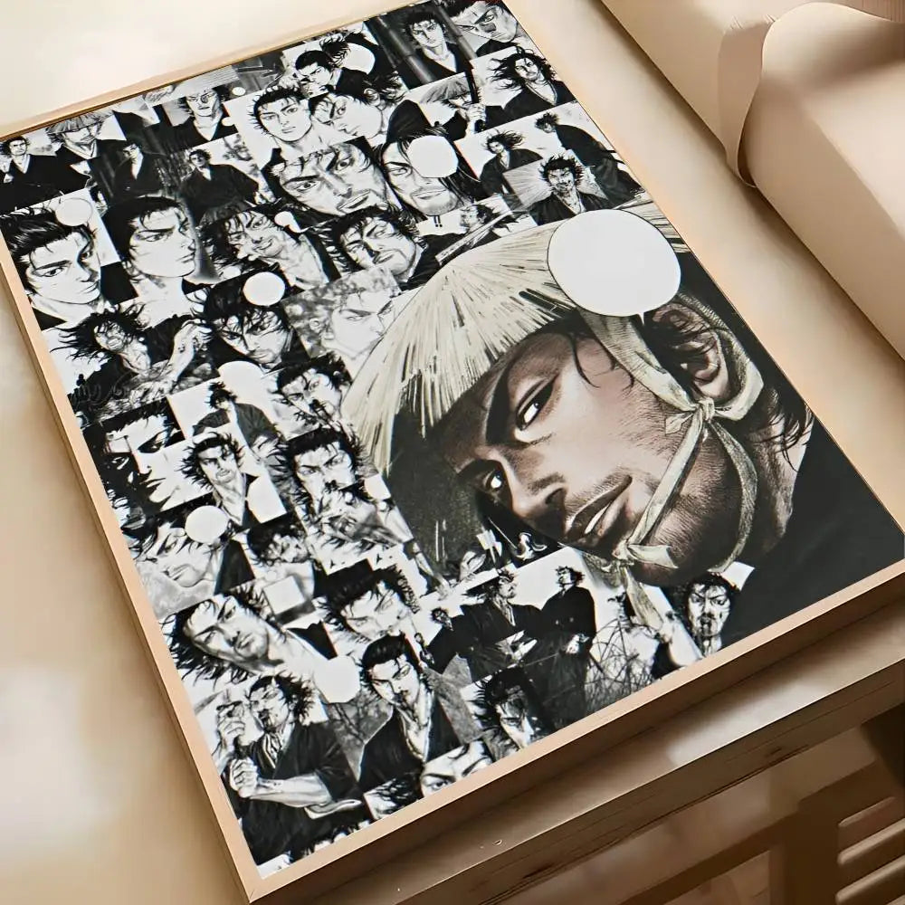 Vagabond Anime Poster Sticker