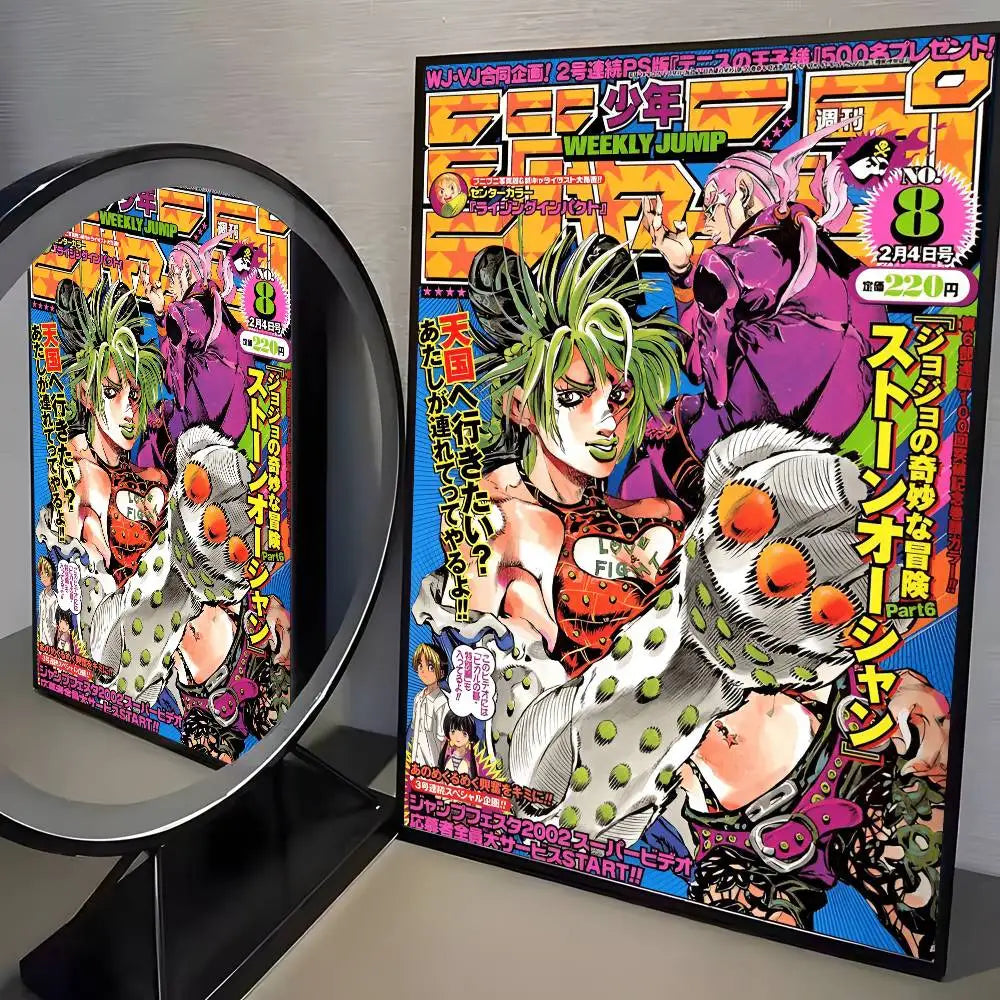 JoJo's Bizarre Adventure Retro Posters