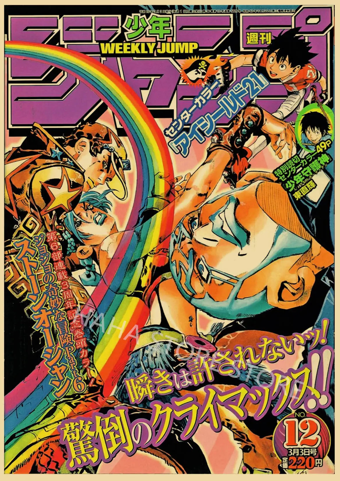JoJos Bizarre Adventure Retro Anime Poster