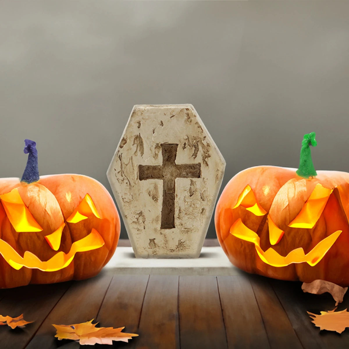 Mini Resin Halloween Figurines Pumpkin, Ghost & Spooky Collectibles