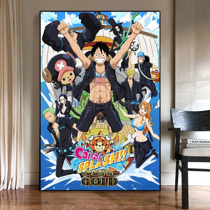 One Piece Luffy Canvas Posters
