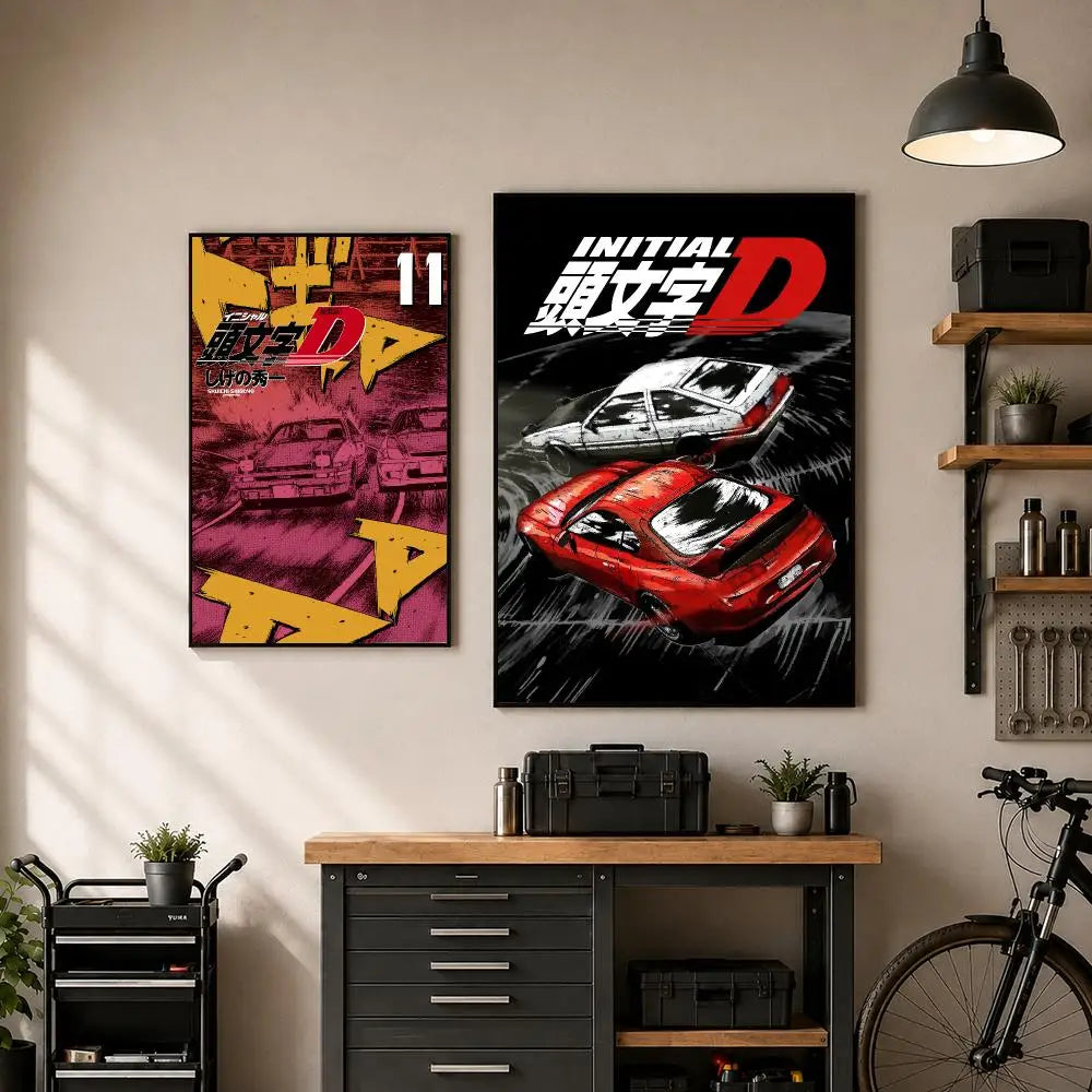 Initial D Drift Posters