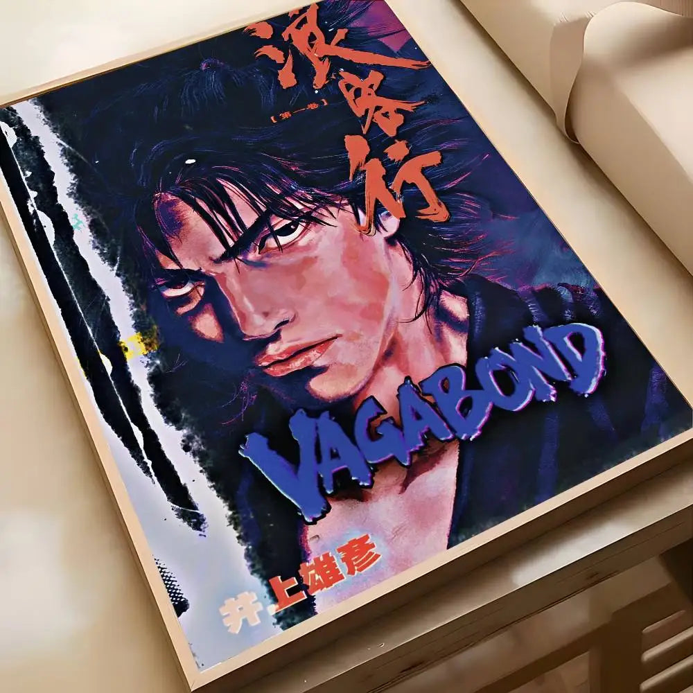 Vagabond Anime Poster Sticker