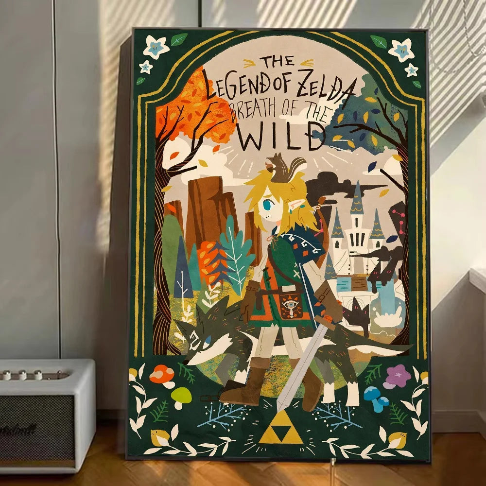 Legend Of Zelda Poster Art Wall Murals Decor