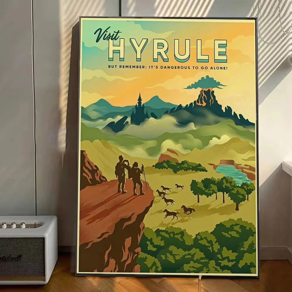 Legend Of Zelda Poster Art Wall Murals Decor