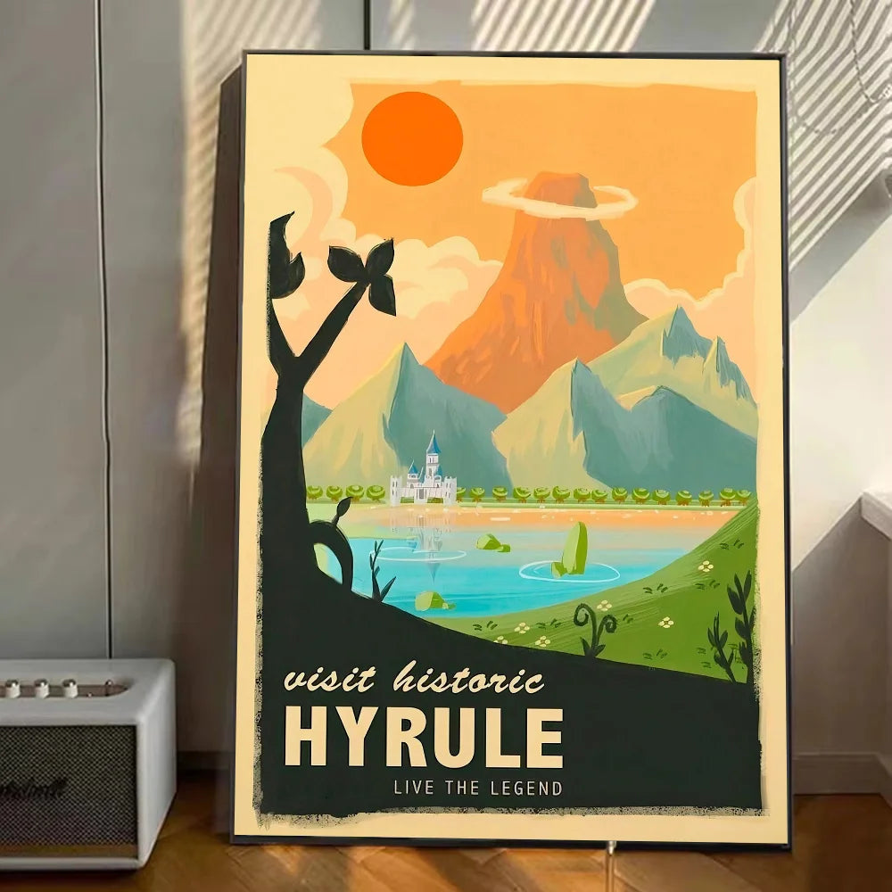 Legend Of Zelda Poster Art Wall Murals Decor