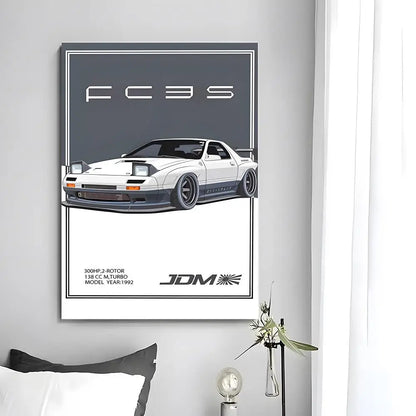 Street Racing JDM Art Posters