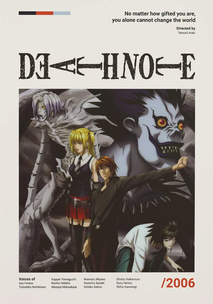 Minimalist Anime Card Poster