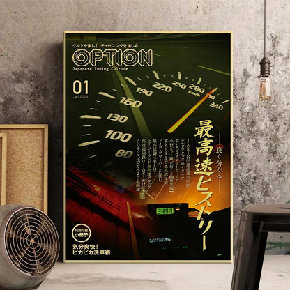 JDM Vintage Car Posters