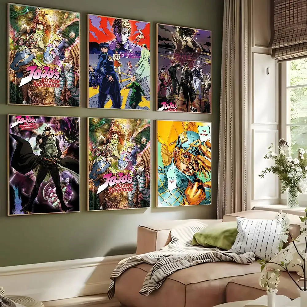 JoJo's Bizarre Adventure Retro Posters