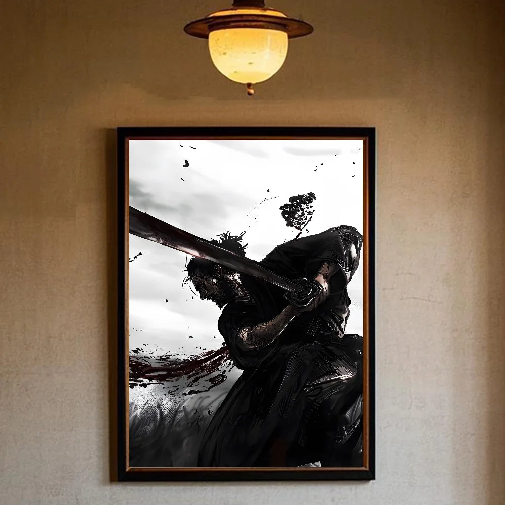 Vagabond Manga Canvas Wall Art Home Décor