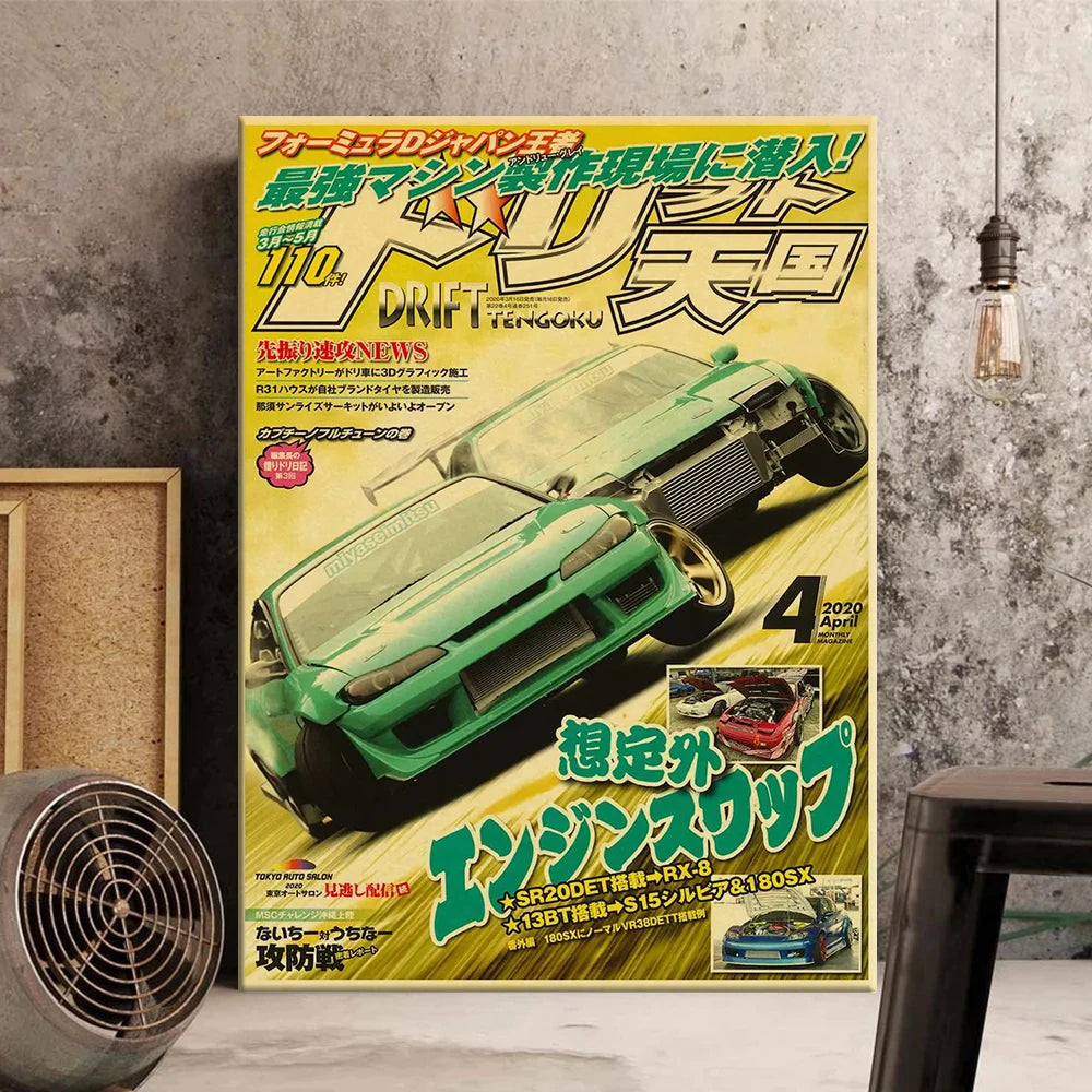 JDM Vintage Car Posters
