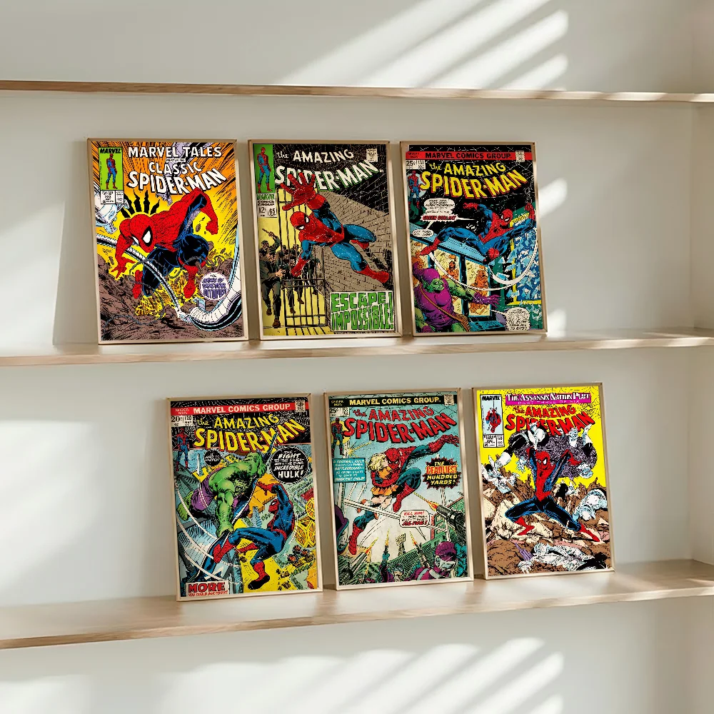 Spider-Man Graffiti Art Posters - Street Style