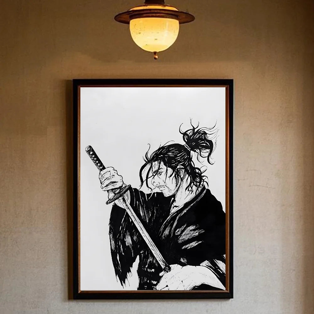 Vagabond Manga Canvas Wall Art Home Décor