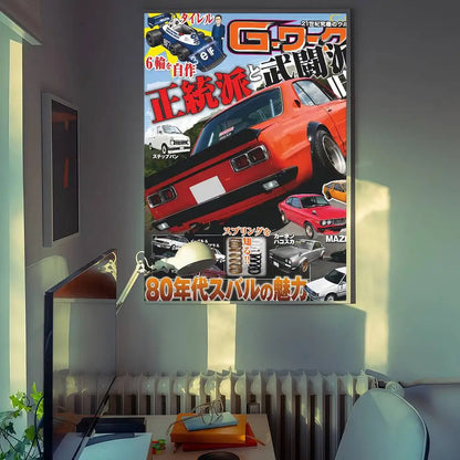 80s GTR Racing Magazine Posters
