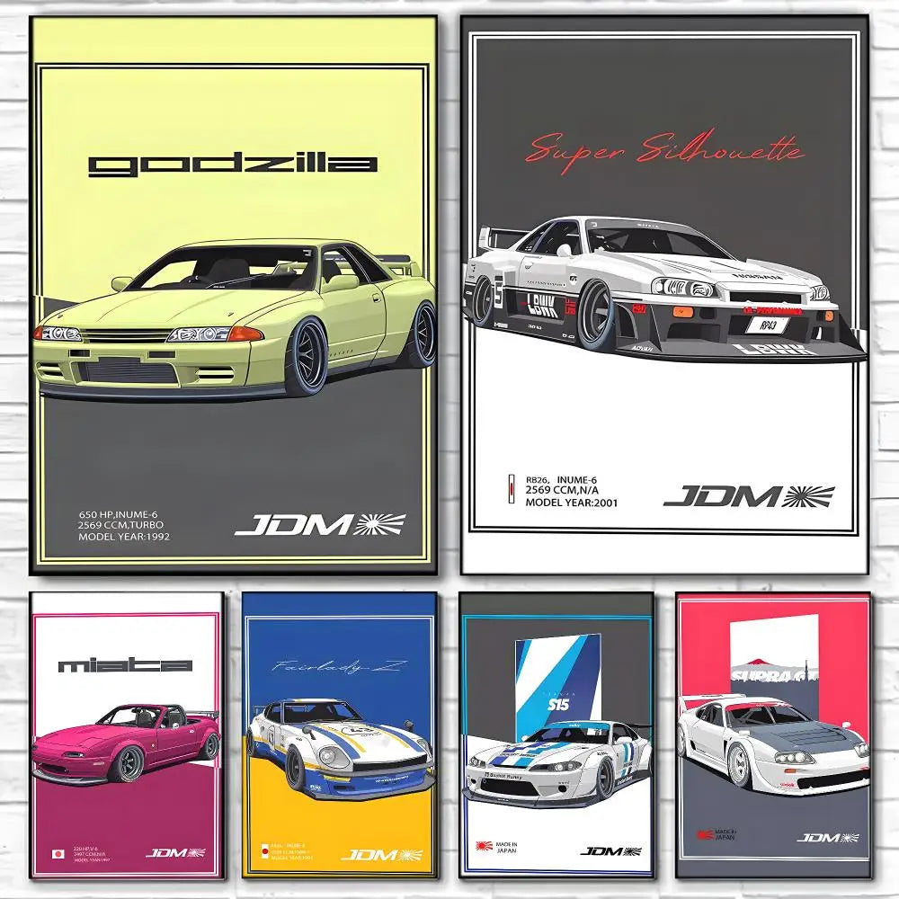 Street Racing JDM Art Posters