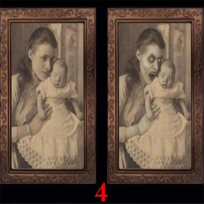 Haunted 3D Ghost Portrait Frame Halloween Décor