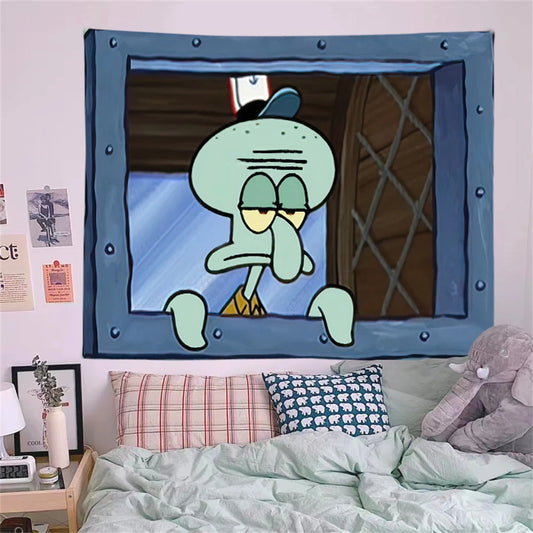 SpongeBob Cartoon Decoration Tapestry