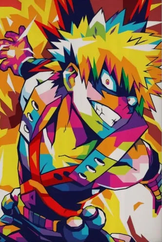 My Hero Academia Anime Retro Posters Room Decor