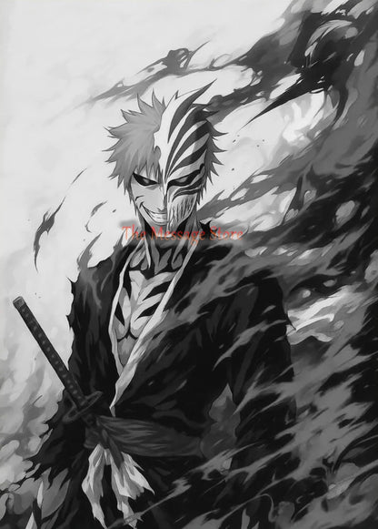 Bleach Black and White Posters