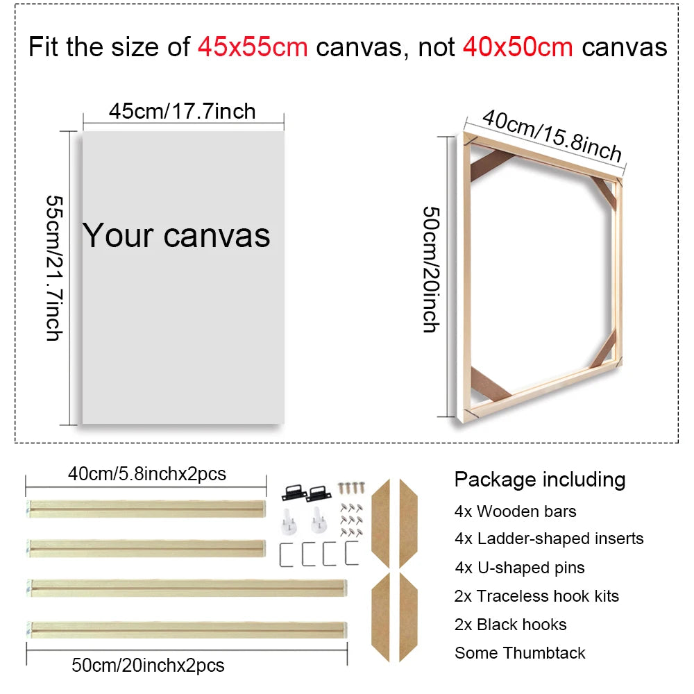 Wooden Canvas Stretcher Frame