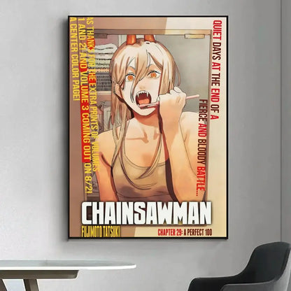 Chainsaw Man HD Art Posters