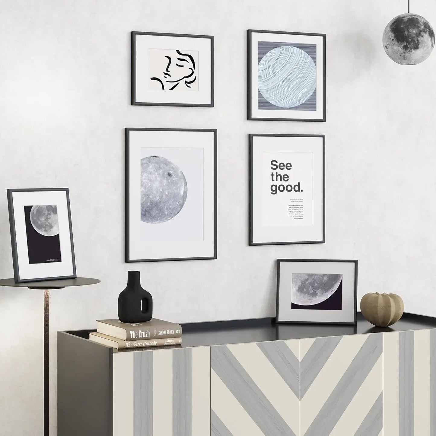 Modern Black Aluminum Photo Frame