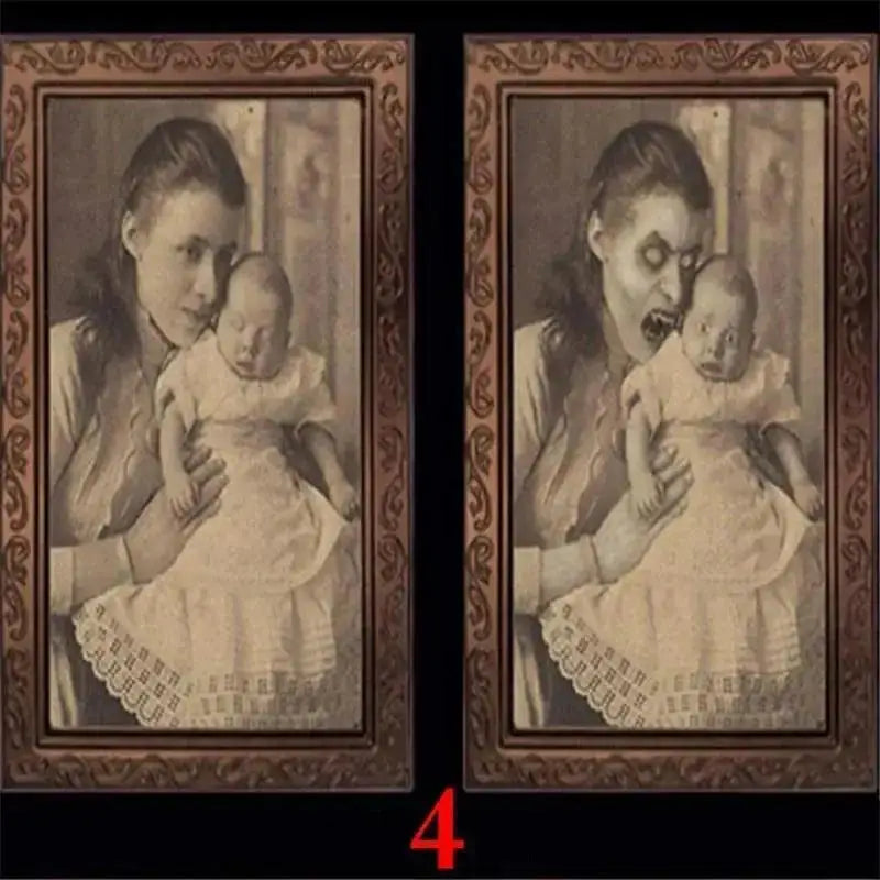 Haunted 3D Ghost Portrait Frame Halloween Décor