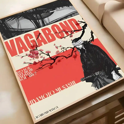 Vagabond Anime Poster Sticker