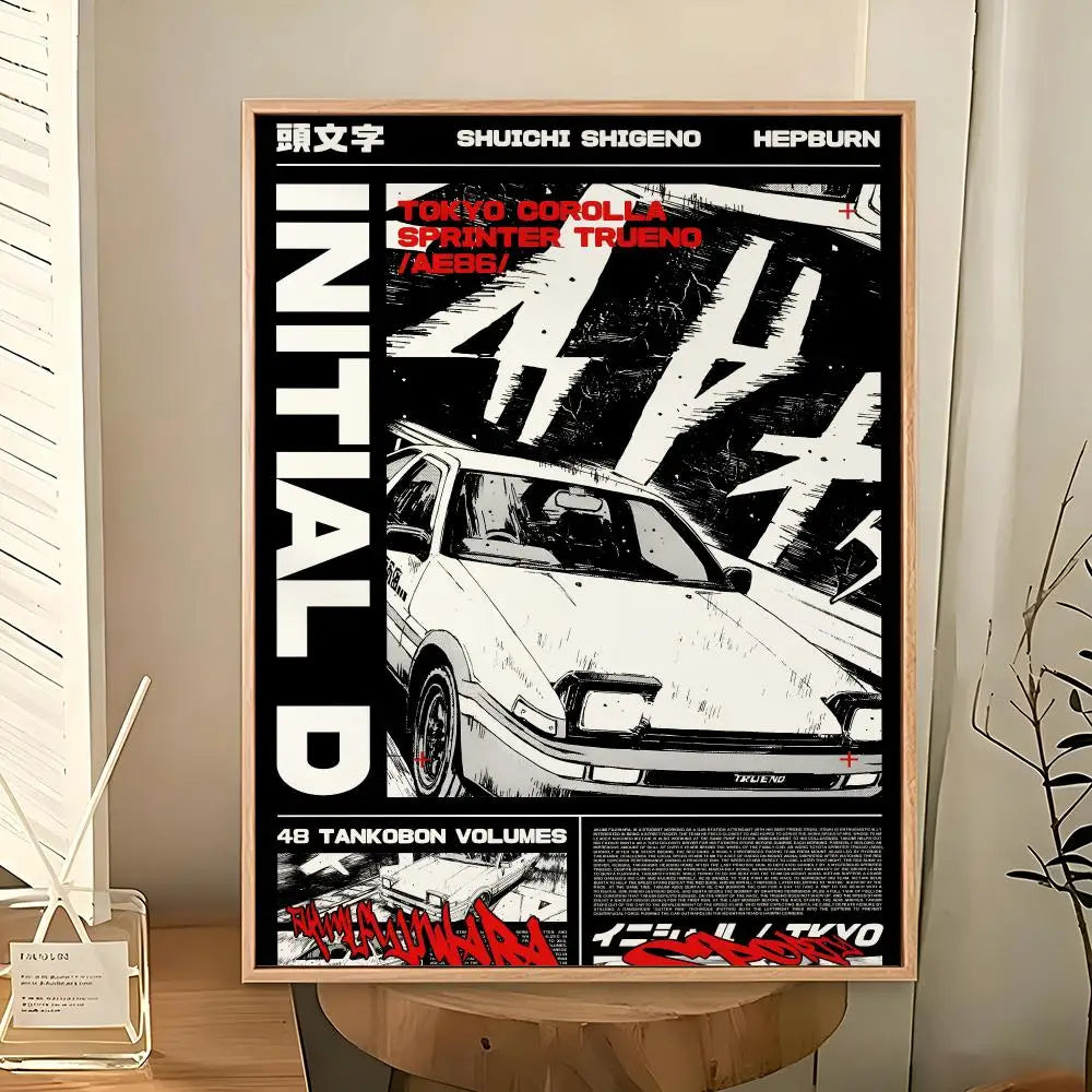 Initial D Drift Posters