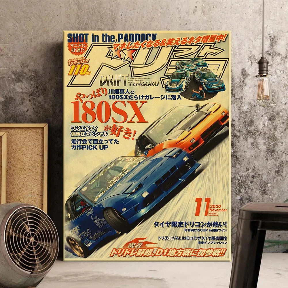 JDM Vintage Car Posters