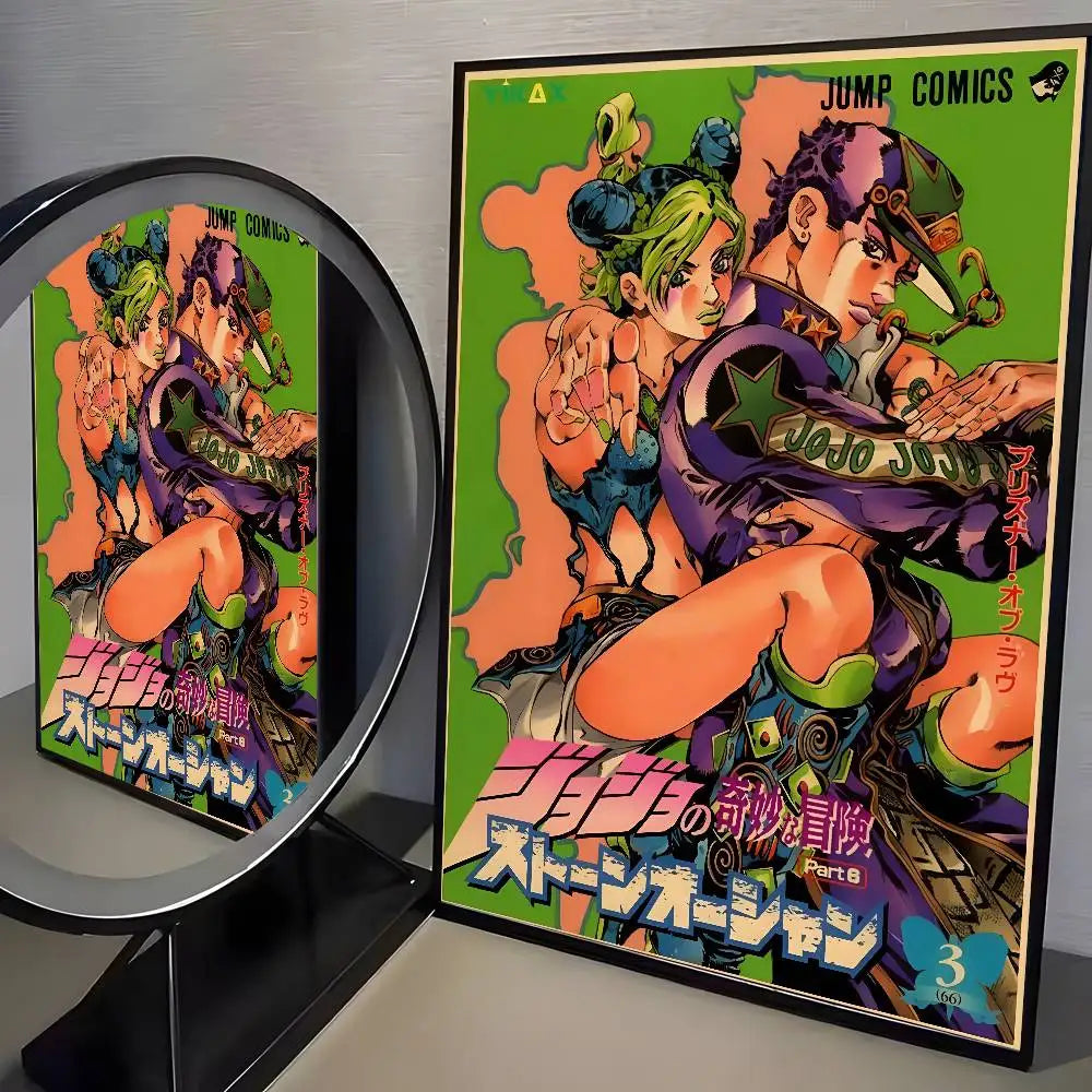 JoJo's Bizarre Adventure Retro Posters