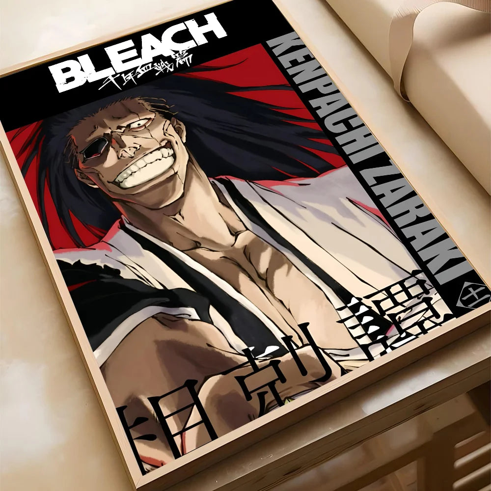 Bleach Anime Poster Wall Art Print for Bedroom, Gaming Room, or Home Decor