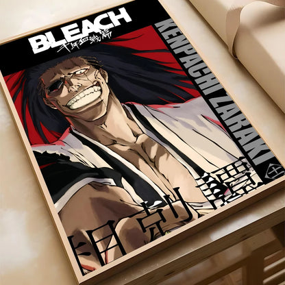 Bleach Anime Poster Wall Art Print for Bedroom, Gaming Room, or Home Decor
