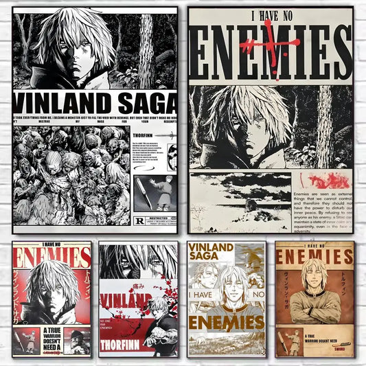 Vinland Saga Art Poster – anime wall art by Threadline