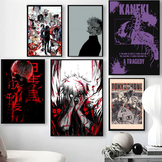 Vintage Anime Tokyo Ghoul Poster