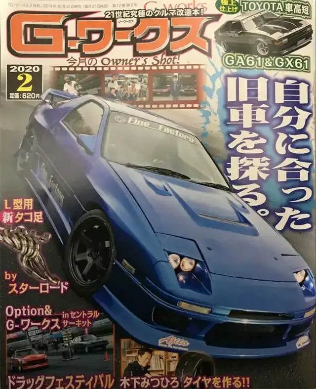 Japanese Cars JDM Racing Magazine Cover Poster V3