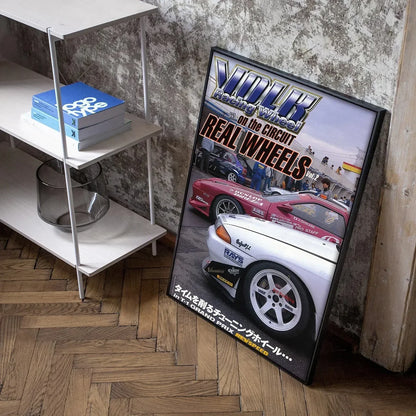 Retro Japanese Cars GTR JDM Racing Magazine Cover Posters