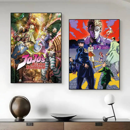 JoJo's Bizarre Adventure Retro Posters