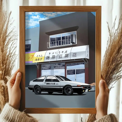 Initial D AE86 Posters