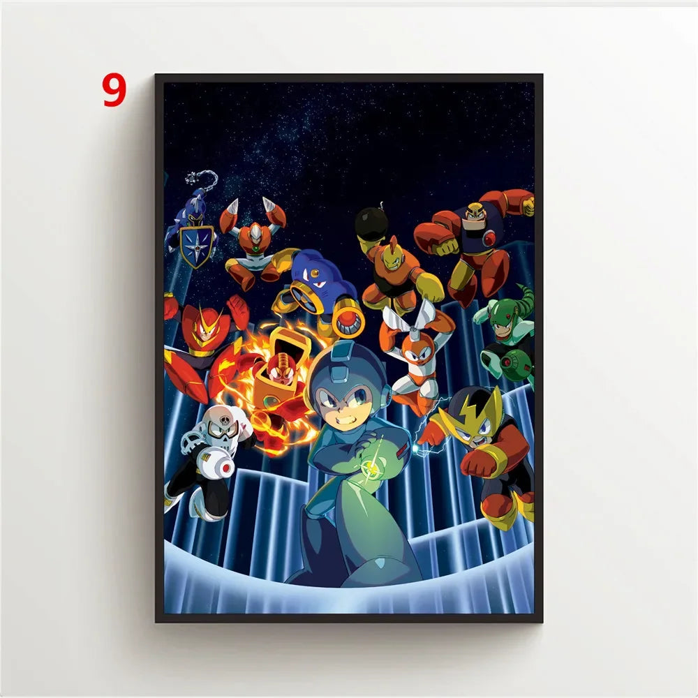 MegaMan Canvas Wall Art