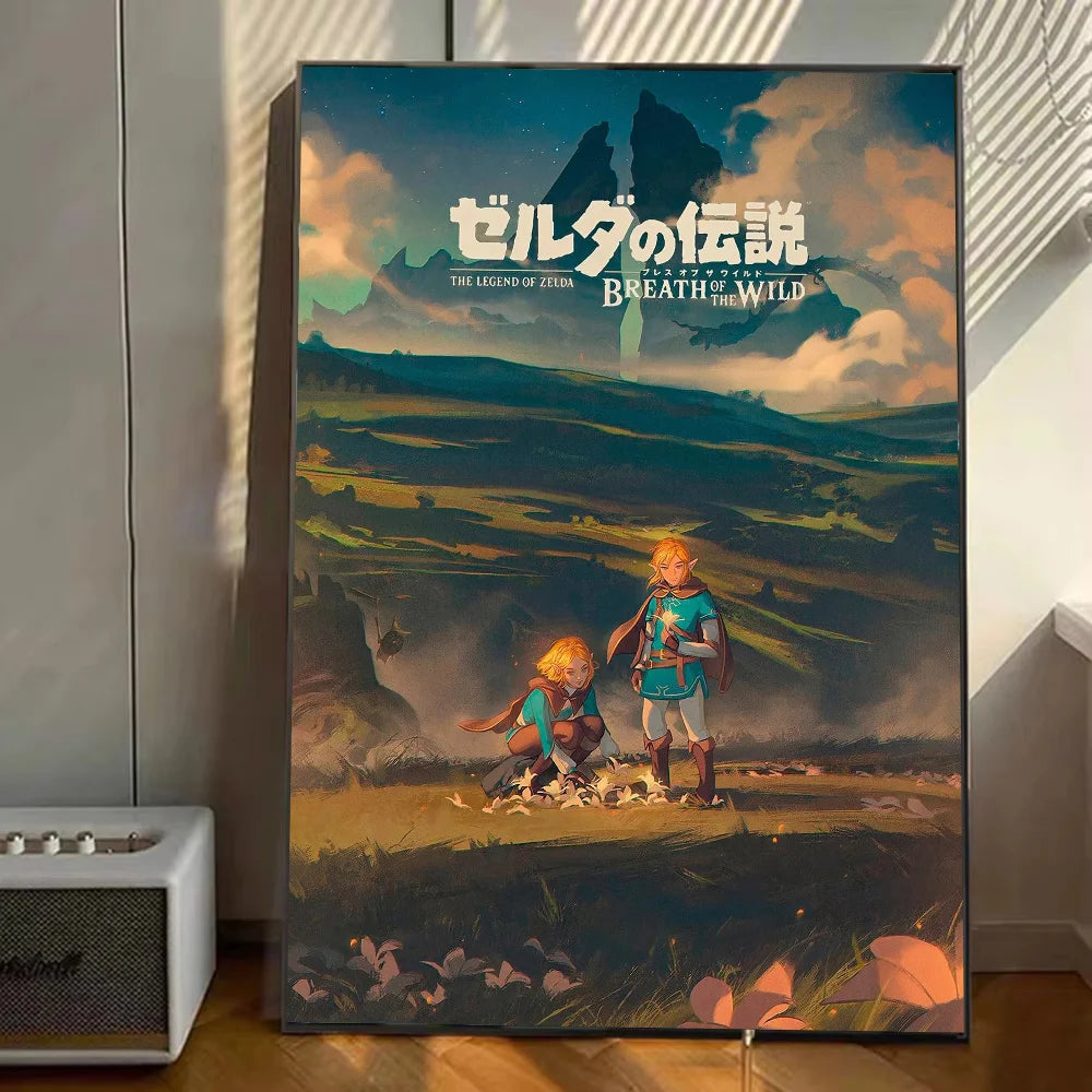 Legend Of Zelda Poster Art Wall Murals Decor
