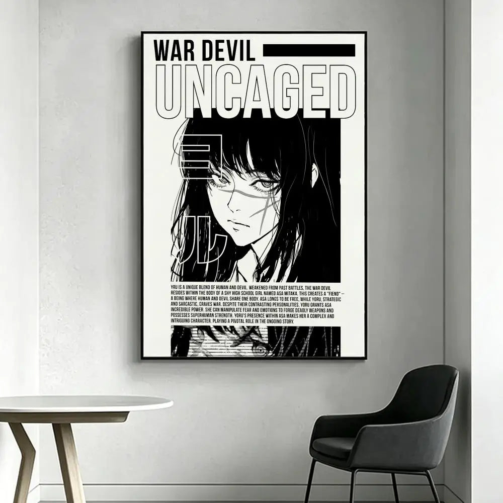 Chainsaw Man HD Art Posters